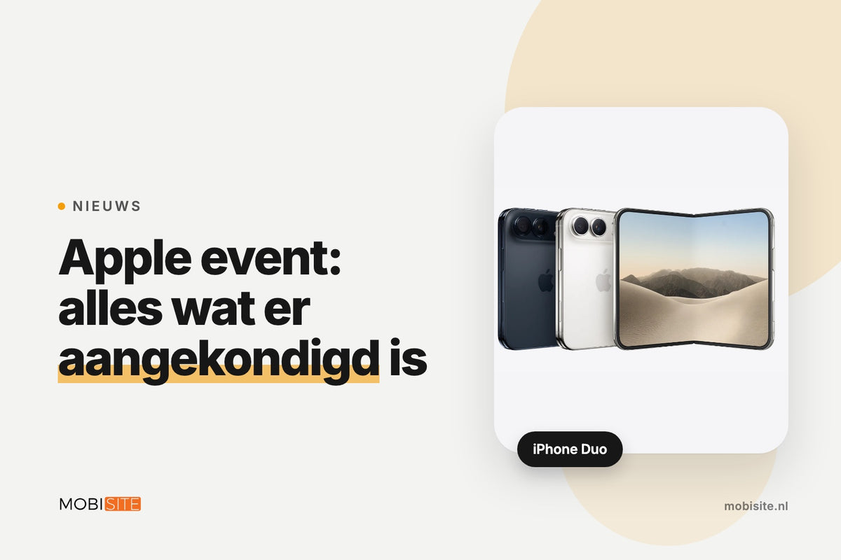 Apple event september 2026: dit is er aangekondigd | Mobisite vertelt