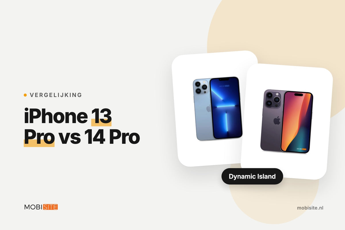 iPhone 13 Pro vs iPhone 14 Pro: wat is het verschil? | Mobisite vertelt